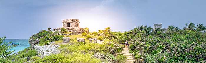 Mayan ruins in Tulum, Mexico.